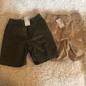 Two Pairs Cargo Shorts Size 2T